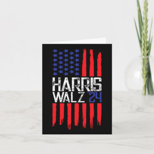 Elect Kamala Harris &amp; Tim Walz 2024 American F Card