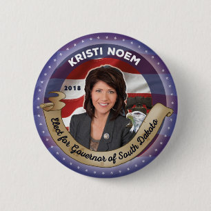 Elect Kristi Noem for Governor of South Dakota 2 Inch Round Button