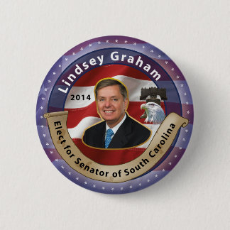 Elect Lindsey Graham for Senator of South Carolina 2 Inch Round Button