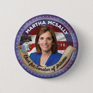 Elect Martha McSally for Senator of Arizona 2 Inch Round Button