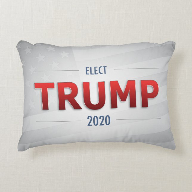 Elect Trump 2020 Accent Pillow (Front)
