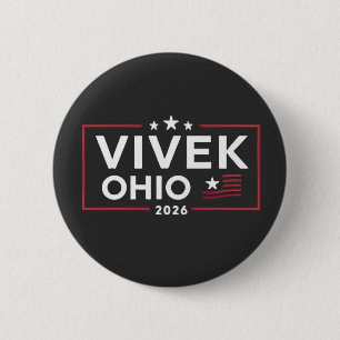 Elect Vivek Ramaswamy for Governor of Ohio 2026 2 Inch Round Button