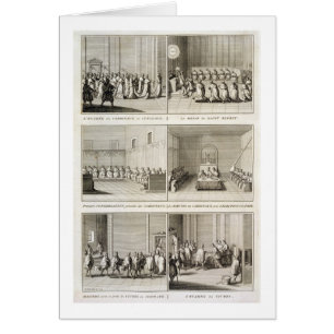 Electing the Pope, from the 'Encyclopedia' by Deni