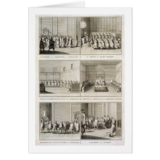 Electing the Pope, from the 'Encyclopedia' by Deni (Front)