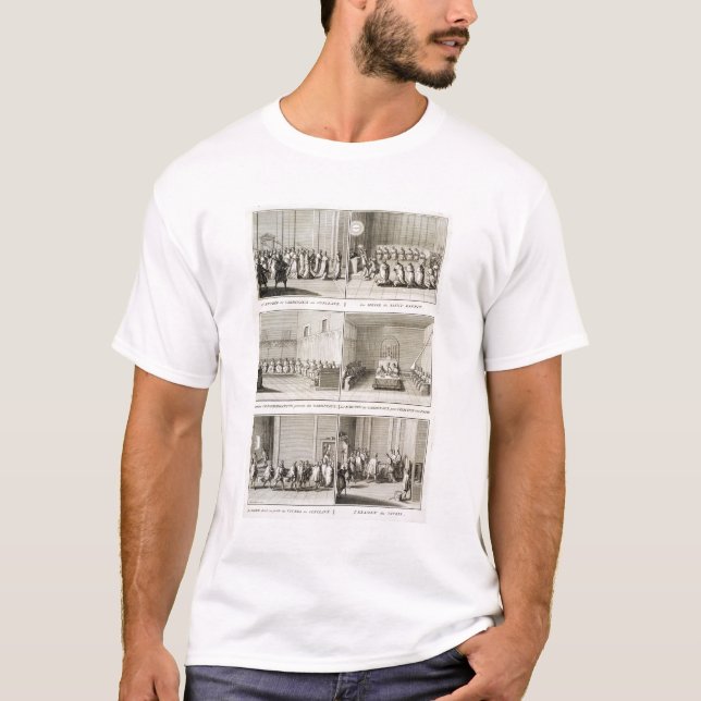 Electing the Pope, from the 'Encyclopedia' by Deni T-Shirt (Front)