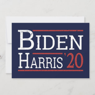 Election 2020 - Biden Harris I Invitation