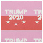 Élection 2020 TRUMP 2020 tissu rouge rose