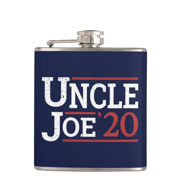 Election 2020 - Uncle Joe Hip Flask (Front)