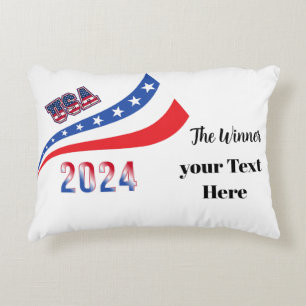 Election 2024 accent pillow
