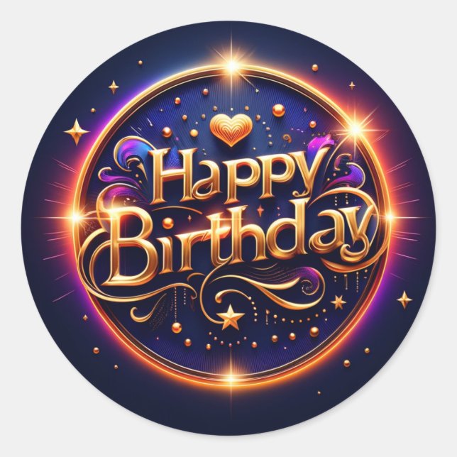 Election birthday sticker (Front)