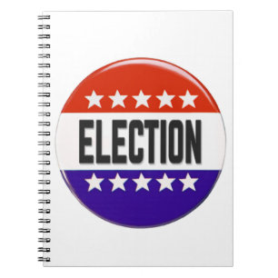 Election Button Notebook