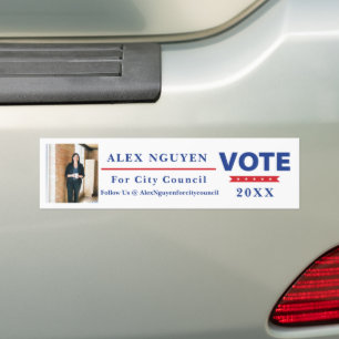 Election Campaign Bumper Sticker