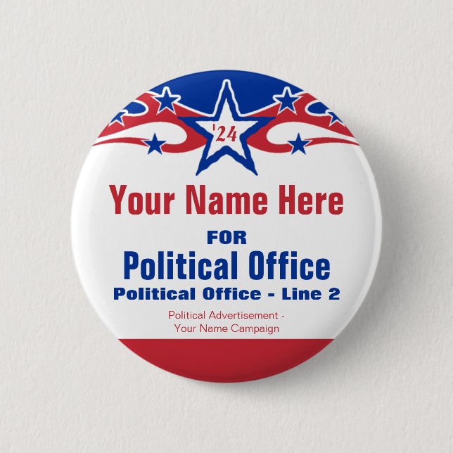 Election Campaign Button - Non-Partisan (Front)