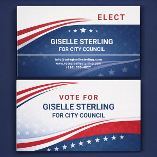 Election Campaign Voter Business Card
