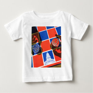 Election Chequerboard Baby T-Shirt