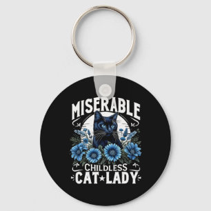 Election Day Cat Ladies Miserable Childless Cat La Keychain