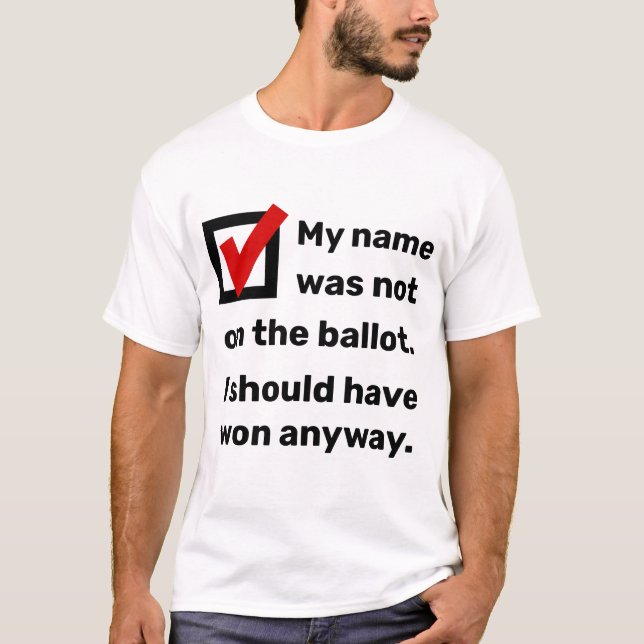 Election Humour 2024 T-Shirt (Front)