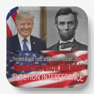 Election Interference Paper Plate