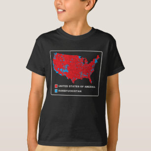 Election Map 2024 United States Of America Dumbfor T-Shirt