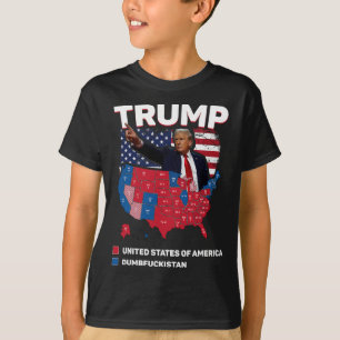 Election Map 2024 United States Of America Dumbist T-Shirt