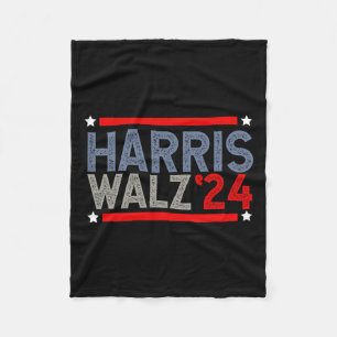 Election Men Women Kids Harris Waltz Fleece Blanket