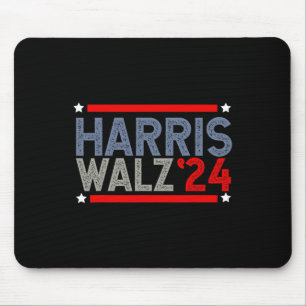 Election Men Women Kids Harris Waltz  Mouse Pad