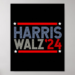 Election Men Women Kids Harris Waltz Poster