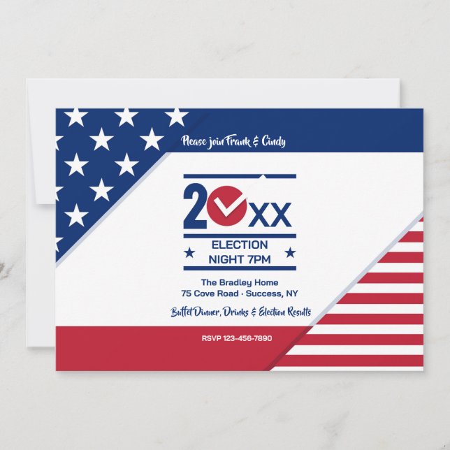 Election Party 2 Invitation (Front)