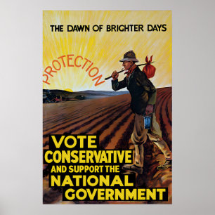 Election Poster British Conservative Party The