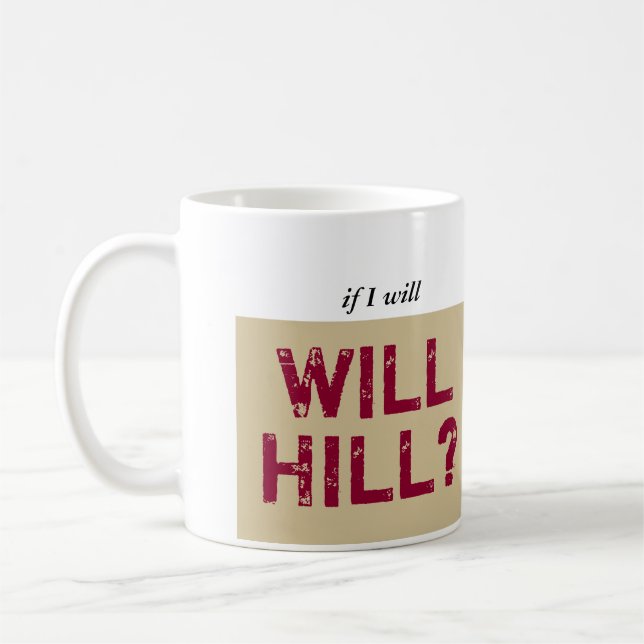Election President 2016 Will Hill plum print Coffee Mug (Left)