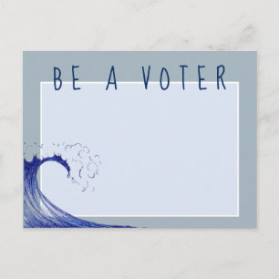Election Reminder - BE A VOTER! Postcard