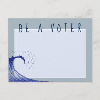 Election Reminder - BE A VOTER! Postcard