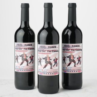Election Trump Wine Food and Beverage Label Set