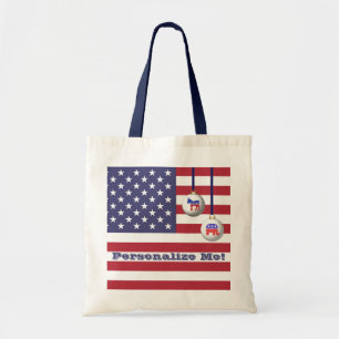 Election Year Political Parties Christmas Tote Bag