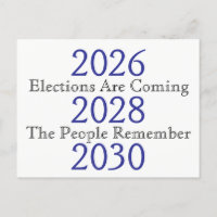 Elections are Coming The People Remember White