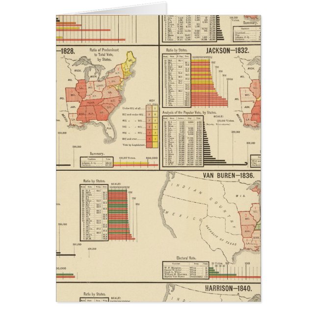 Élections présidentielles 1824-1840 (Devant)