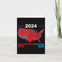 Electoral Map Trump 312 Red 2024 Election Results