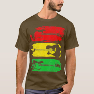 Electric Acoustic Bass Guitar Black History BLM Gu T-Shirt