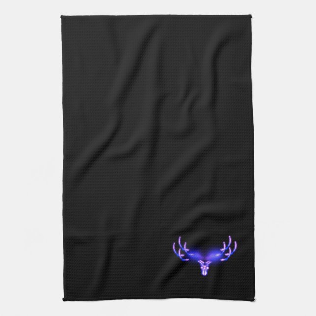 Electric Antlers Kitchen Towel (Vertical)