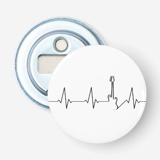 Electric Bass Guitar Heartline Bottle Opener