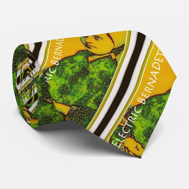 electric bernadette tie (Rolled)