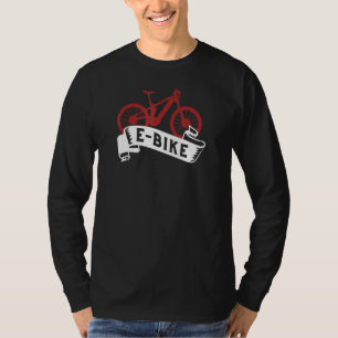 Electric Bicycle, E Bike, Cool E Mountain Bike T-Shirt