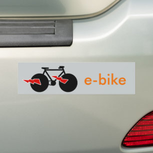 electric-bike  e-bike bumper sticker
