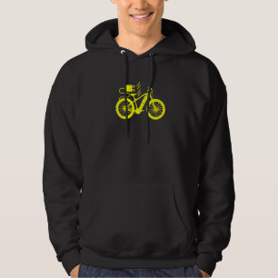 Electric Bike E Bike Ebike Bicycle Silhouette Hoodie
