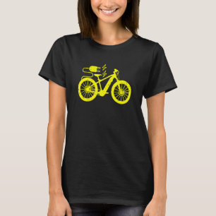 Electric Bike E Bike Ebike Bicycle Silhouette T-Shirt