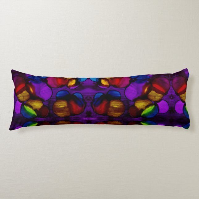 Electric Bloom Body Pillow (Front)