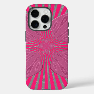 Electric Bloom Wings: A Vividly Edgy & Beautiful iPhone 16 Pro Case