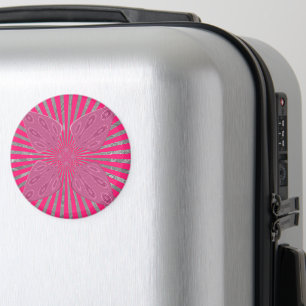 Electric Bloom Wings: A Vividly Edgy & Beautiful Magnet