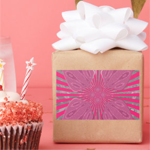 Electric Bloom Wings: A Vividly Edgy & Beautiful Sticker