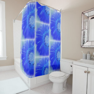 electric blue gerbera